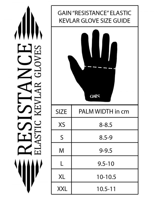 gain_RESISTANCE_glove_size_chart